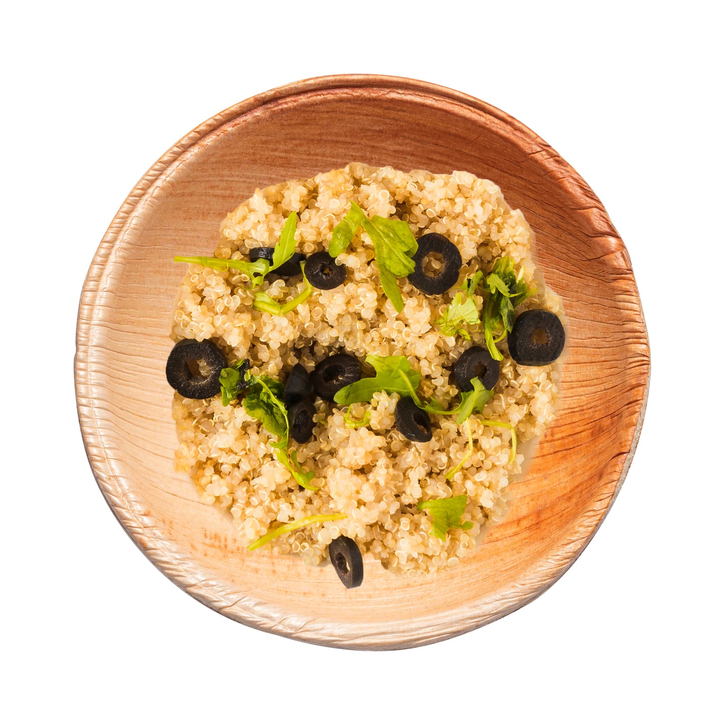 Round Palm Leaf Eco-Friendly Mini Disposable Sauce Bowls (2.5 oz.)