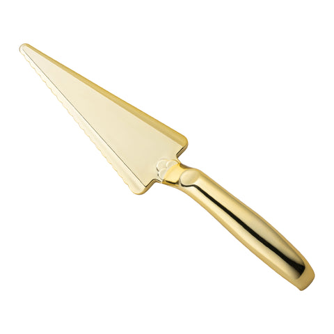 Shiny Gold Disposable Plastic Cake Lifters