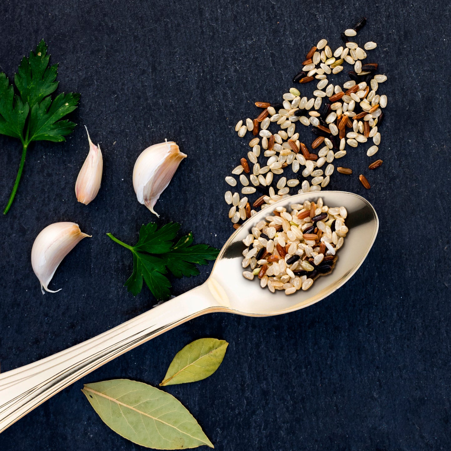 Shiny Metallic Groove Gold Disposable Plastic Spoons