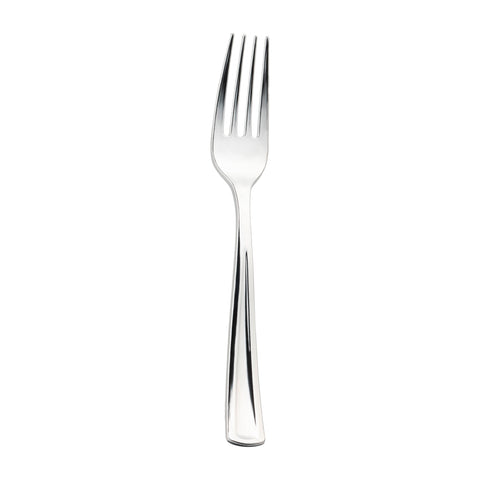 Shiny Metallic Silver Plastic Forks Main | The Kaya Collection