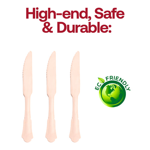 Silhouette Palm Leaf Disposable Eco-Friendly Dinner Knives Eco | The Kaya Collection