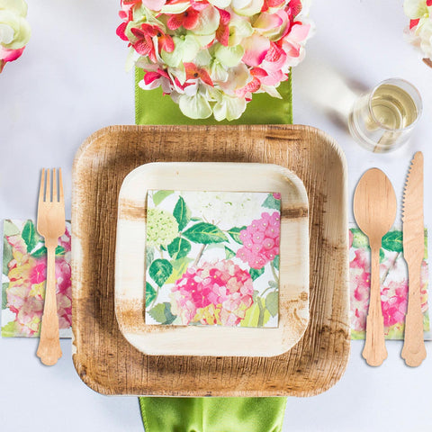 Silhouette Palm Leaf Disposable Eco-Friendly Dinner Knives