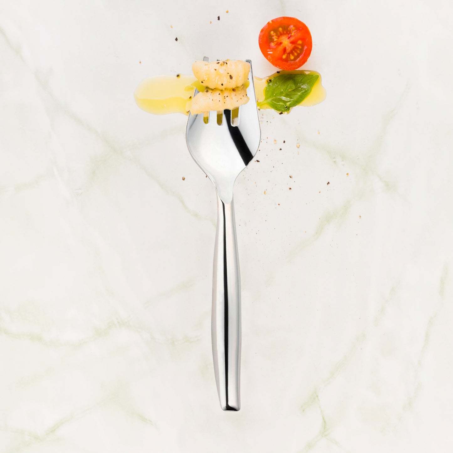 Silver Plastic Disposable Serving Forks