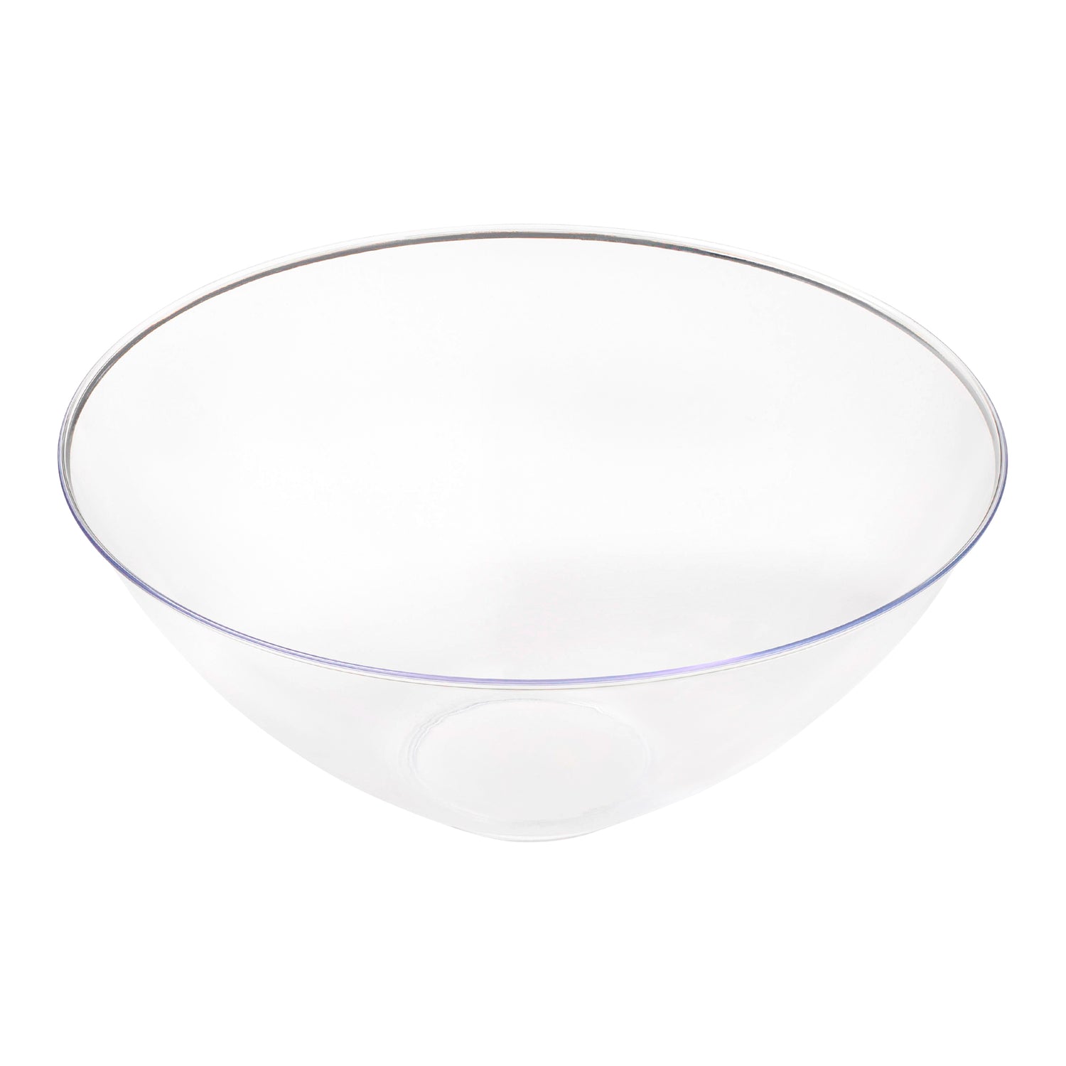 Solid Clear Organic Round Plastic Bowls (32 oz.) | The Kaya Collection
