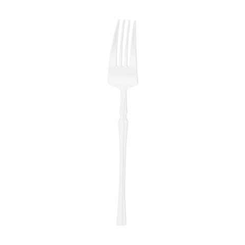 Solid White Moderno Disposable Plastic Dinner Forks