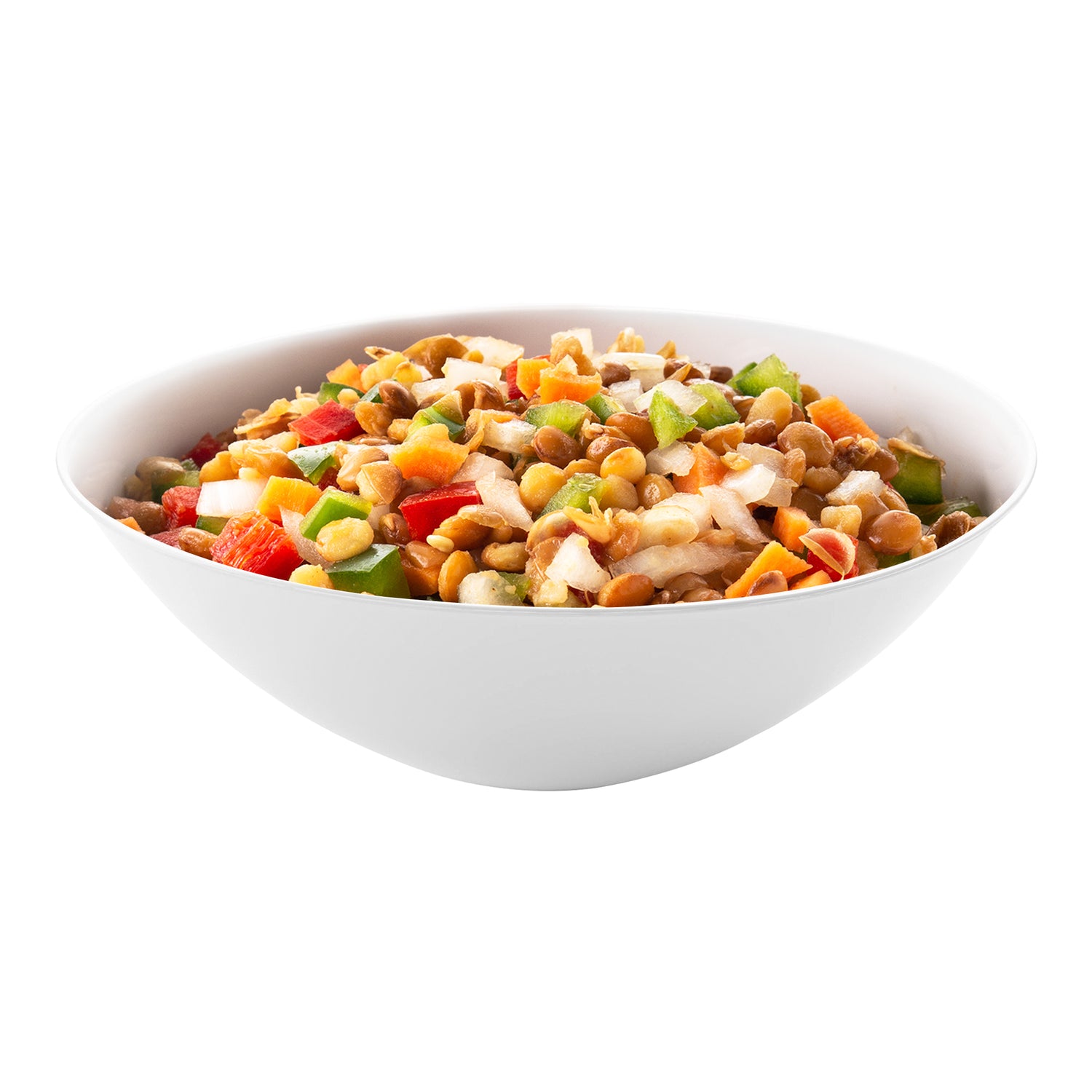 Solid White Organic Round Disposable Plastic Soup Bowls (16 oz.) Secondary | The Kaya Collection