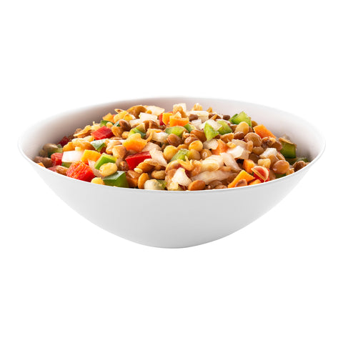 Solid White Organic Round Disposable Plastic Soup Bowls (16 oz.) Secondary | The Kaya Collection