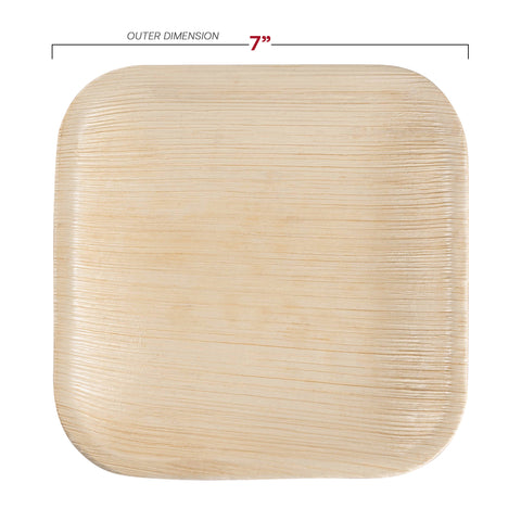 Square Palm Leaf Eco Friendly Compostable Dinnerware Value Set