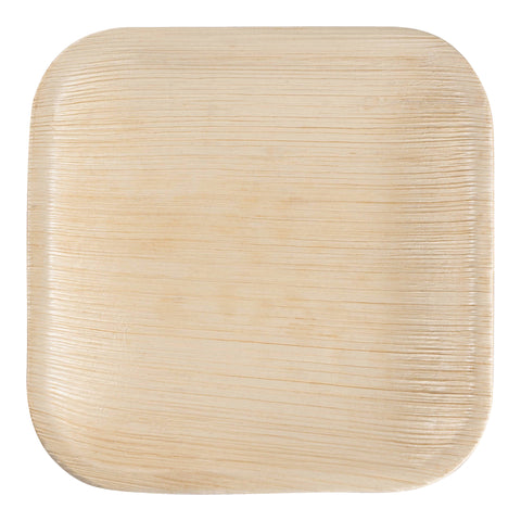 Square Palm Leaf Eco Friendly Disposable Salad Plates (7