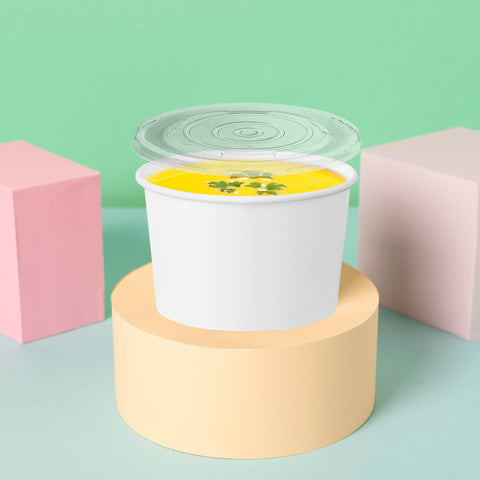 6 oz Squat Paper Soup Cups