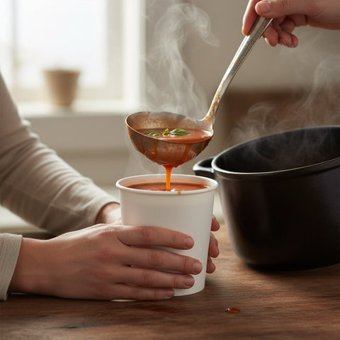 16 oz Squat Paper Soup Cups