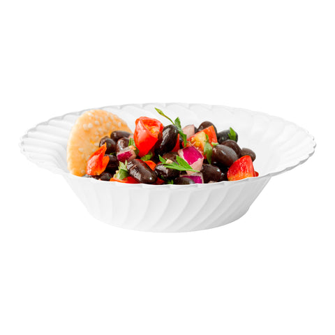 White Flair Plastic Soup Bowls (12 oz.) Secondary | The Kaya Collection