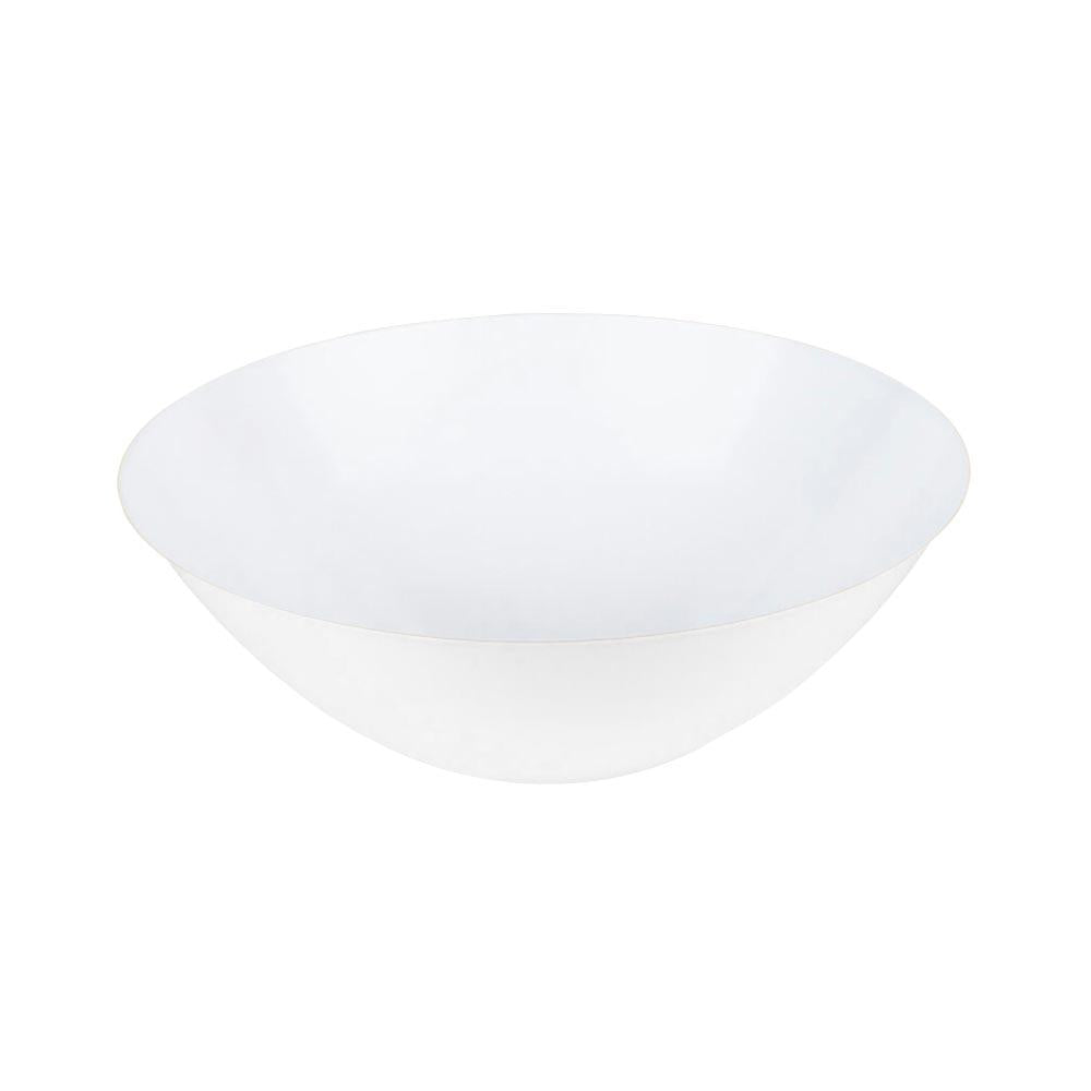 6 oz. Solid White Organic Round Plastic Dessert Bowls