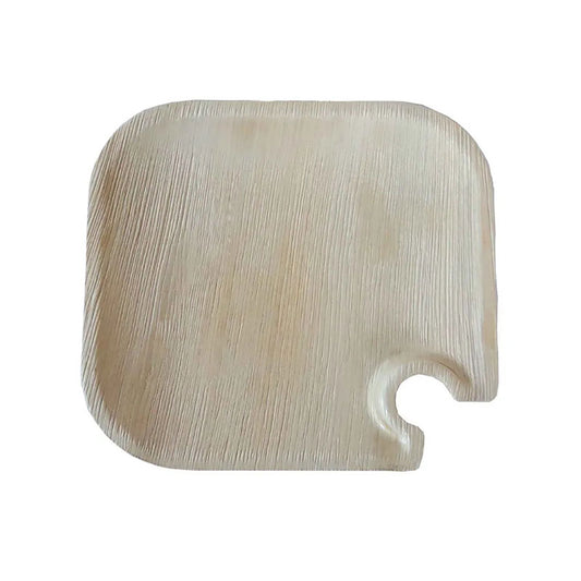 8.5" Square Palm Leaf Disposable Eco Friendly Wine Trays | Kaya Collection